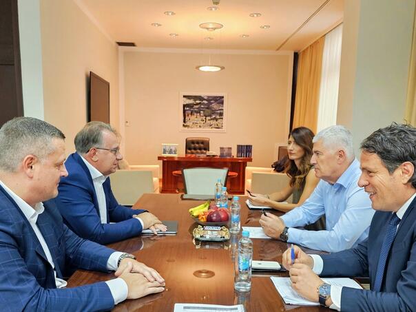 Nikšić i Čović o prioritetima u Federaciji BiH Nikšić i Čović o prioritetima u Federaciji BiH