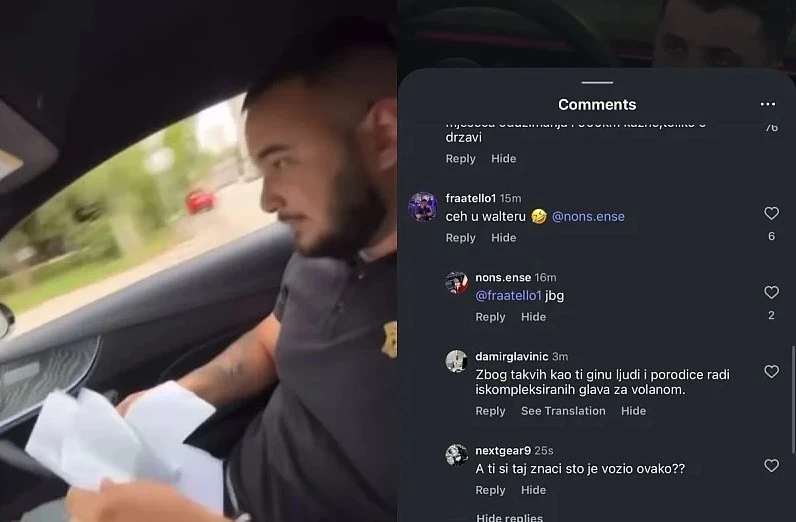 Vozač ismijava kaznu za vožnju od 180 km/h kroz grad Vozač ismijava kaznu za vožnju od 180 km/h kroz grad