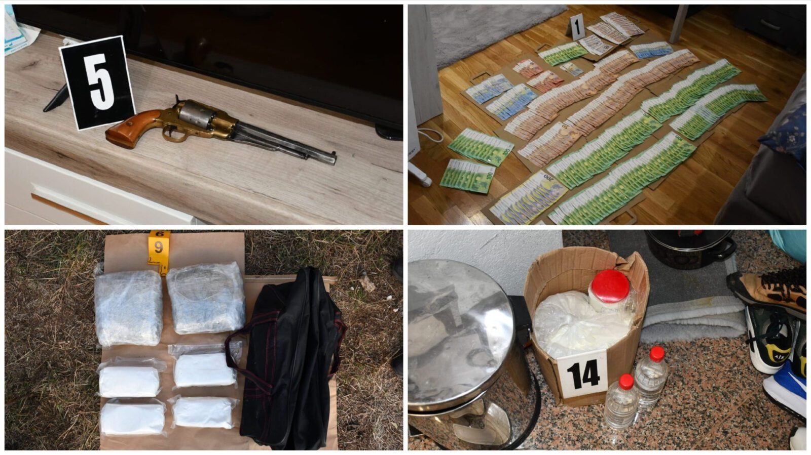 Pogledajte šta je zaplijenjeno u akciji Pantera: Oko 400 stabljika kanabisa, droga, oružje i 70.000 KM