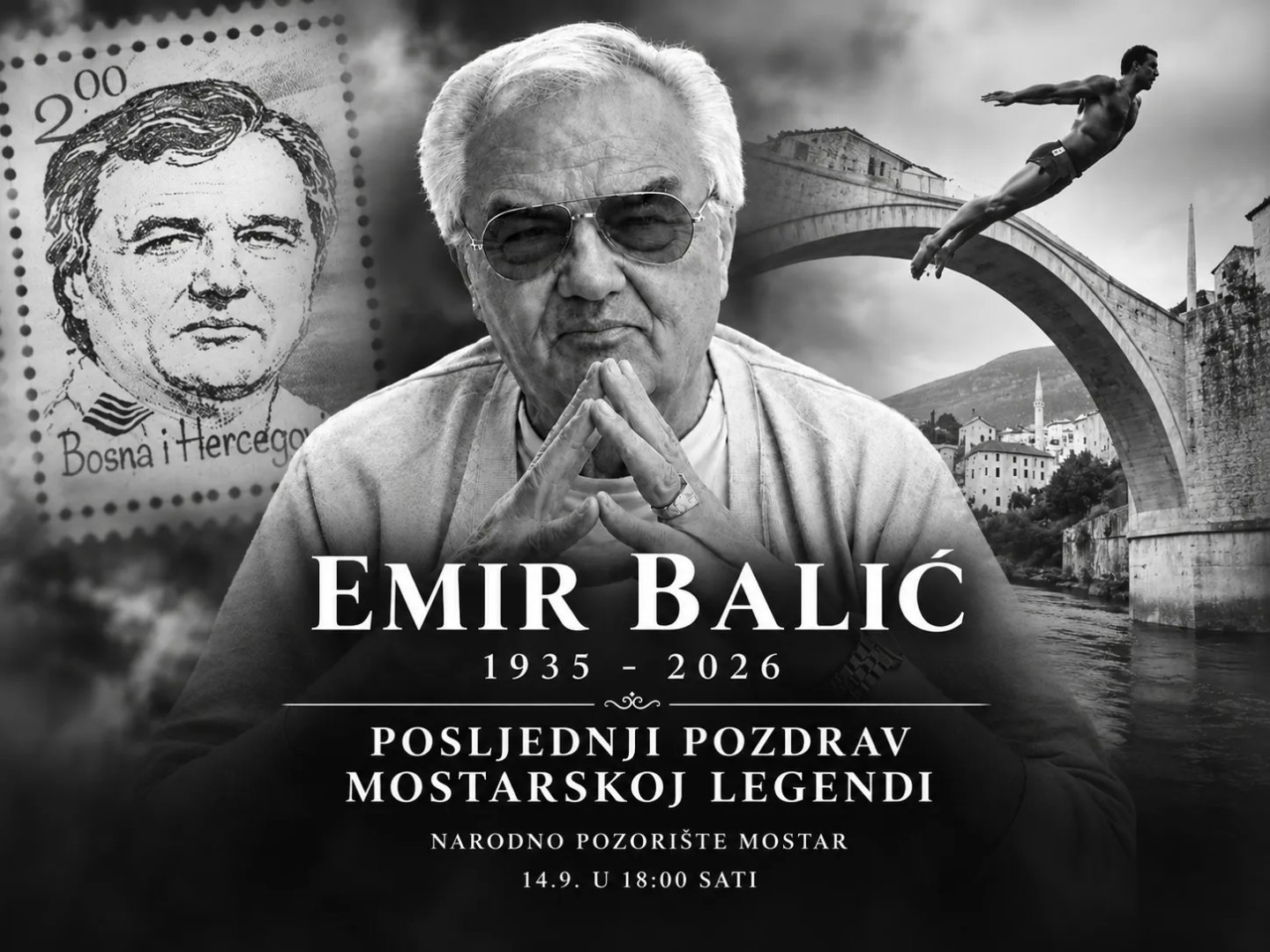 U ponedjeljak komemoracija povodom smrti legendarnog Emira Balića