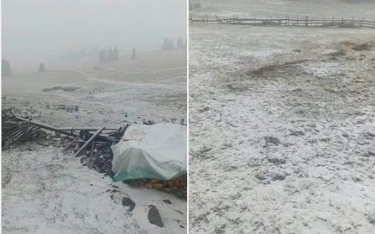 Prvi snijeg na Vlašiću (Foto: Vlašić live)
