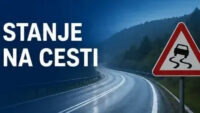 Saobraćajka na putu Novi Travink - Nević Polje, kiša usporava saobraćaj u BiH