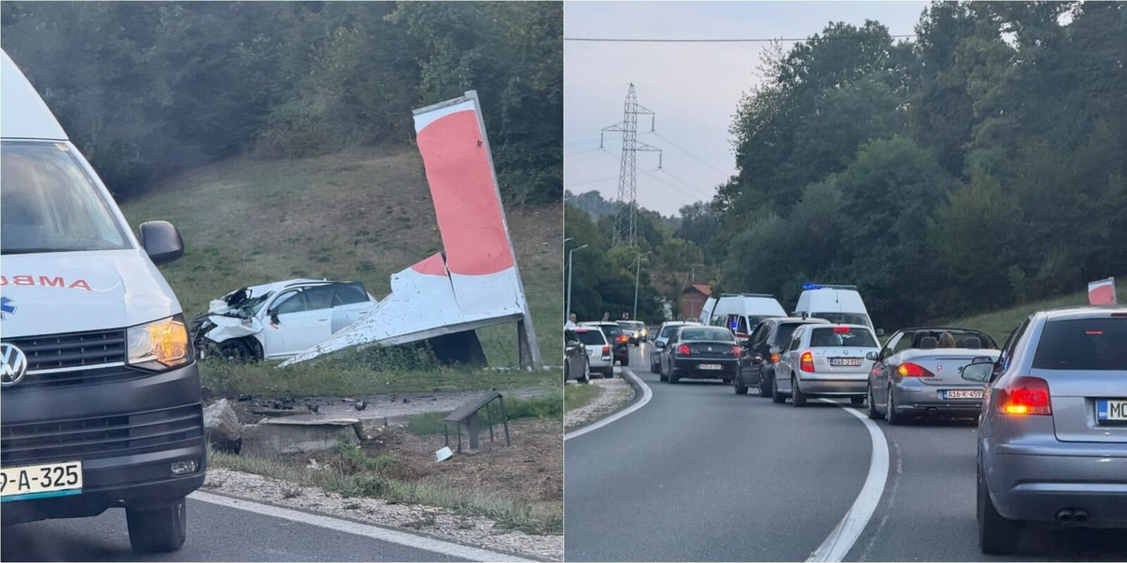Više osoba povrijeđeno u saobraćajnoj nesreći kod Tuzle