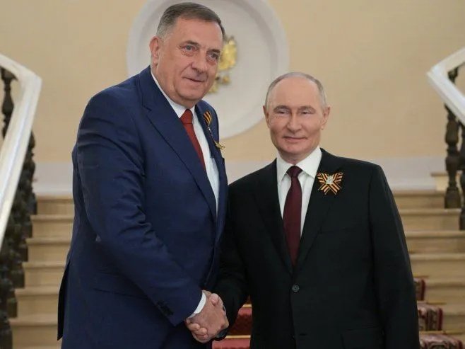 Milorad Dodik sastaje se s ruskim predsjednikom Vladimirom Putinom