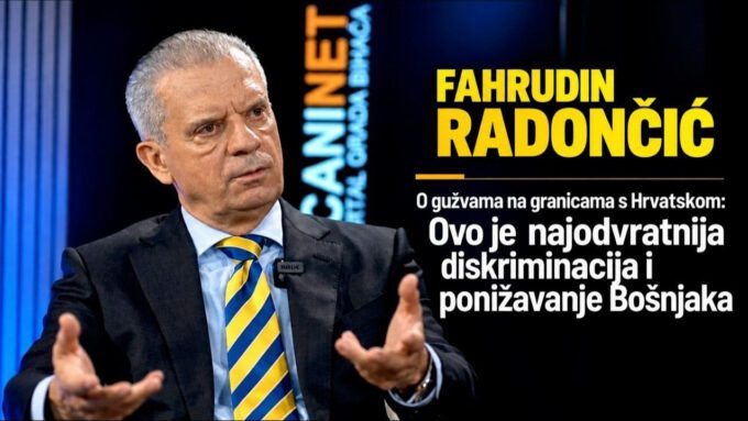 Radončić osudio diskriminaciju Bošnjaka u Krajini kao krajnje ponižavajuću