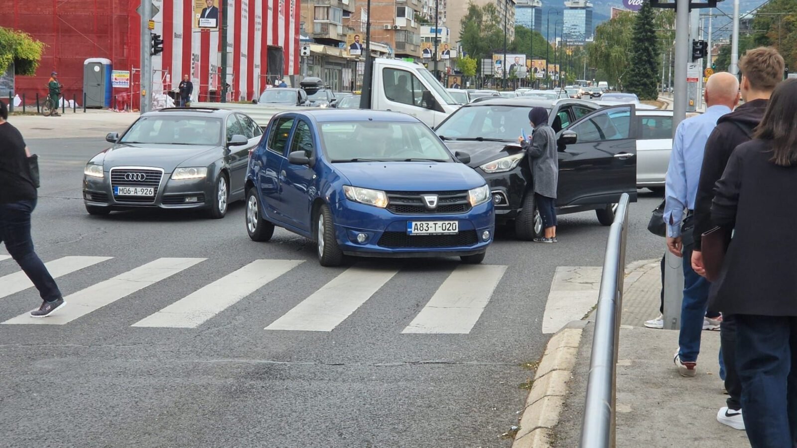 Saobraćajna nesreća u Sarajevu: Sudarila se četiri vozila