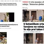 Bizarne scene iz Sarajeva privukle pažnju hrvatskih medija: Ovako su pisali o ražnju u Botaničkom vrtu
