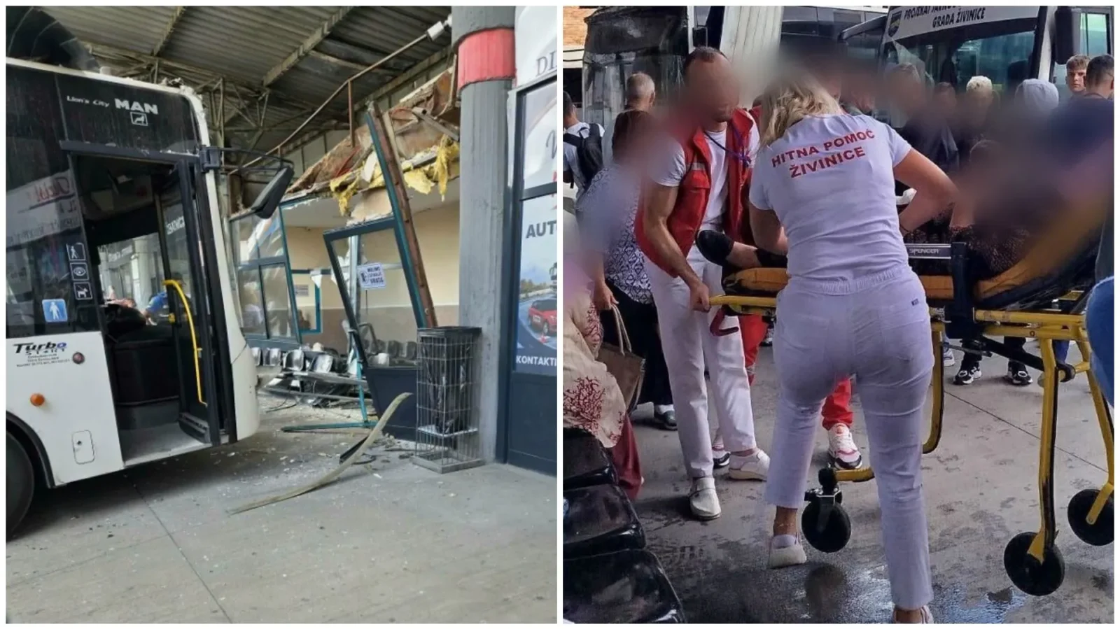 Oglasila se policija o nesreći u Živinicama, autobusom udario tri žene na peronu