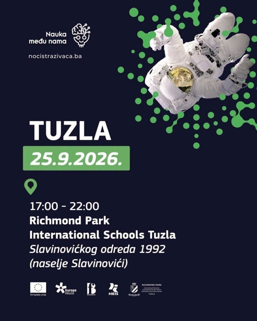 Evropska noć istraživača u Tuzli: Nauka kroz eksperimente, radionice i takmičenja